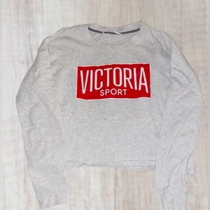Victoria Secret Crop Crew Neck Sweater Size M